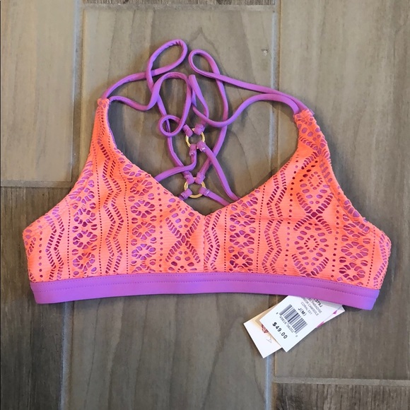 California Kisses Pastel Paradise Top - M - NWT - Picture 1 of 2